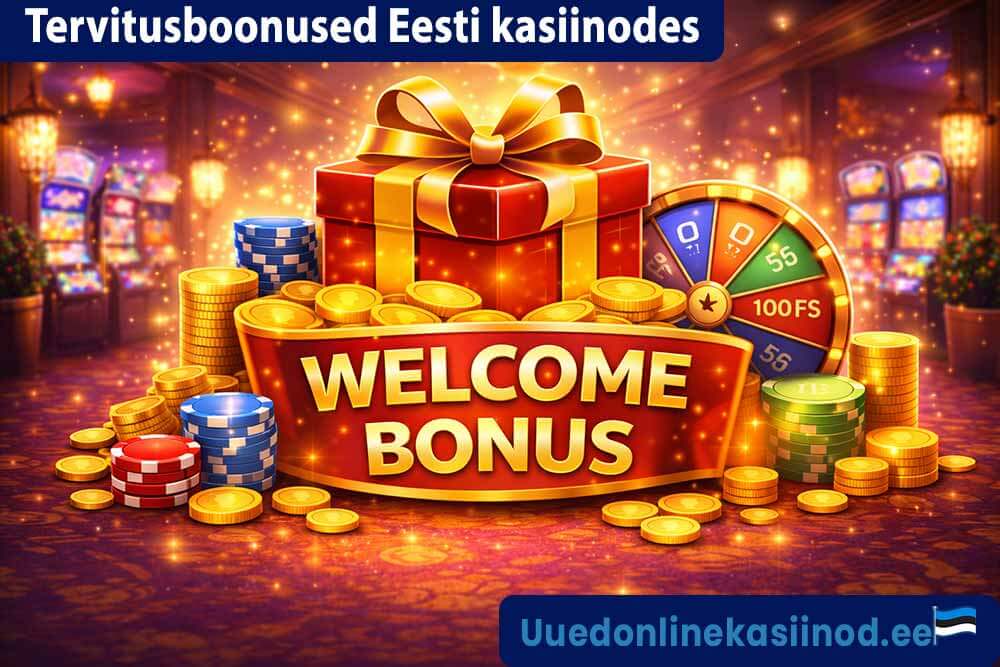 Tervitusboonused Eesti kasiinodes
